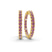 Meara Round Lab Diamond Hoop Earrings