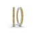 Meara Round Lab Diamond Hoop Earrings
