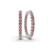 Meara Round Lab Diamond Hoop Earrings
