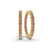Meara Round Lab Diamond Hoop Earrings