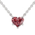 Amalia Heart Lab Diamond Solitaire Necklace