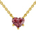 Amalia Heart Lab Diamond Solitaire Necklace