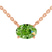 Fernanda Oval Lab Diamond Solitaire Necklace