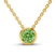 Agustina Round Bezel Lab Diamond Solitaire Necklace