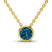 Agustina Round Bezel Lab Diamond Solitaire Necklace