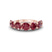 Leandra Round Lab Diamond Anniversary Band