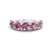 Leandra Round Lab Diamond Anniversary Band