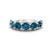 Leandra Round Lab Diamond Anniversary Band