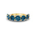 Leandra Round Lab Diamond Anniversary Band