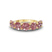 Leandra Round Lab Diamond Anniversary Band