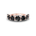 10kt Rose Gold Raquel Round Black Lab Diamond Anniversary Band (4 Ct. Tw.)