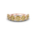 10kt Rose Gold Raquel Round Lemon Yellow Lab Diamond Anniversary Band (1 Ct. Tw.)
