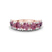 10kt Rose Gold Adela Round Purple Lab Diamond Anniversary Band (1 Ct. Tw.)