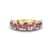 Adela Round Lab Diamond Anniversary Band
