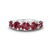 Elowyn Round Lab Diamond Anniversary Band