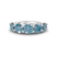 Elowyn Round Lab Diamond Anniversary Band