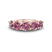 Elowyn Round Lab Diamond Anniversary Band