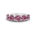 Elowyn Round Lab Diamond Anniversary Band