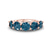 Elowyn Round Lab Diamond Anniversary Band
