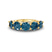 Elowyn Round Lab Diamond Anniversary Band