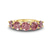 Elowyn Round Lab Diamond Anniversary Band