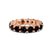 10kt Rose Gold Elysia Round Black Lab Diamond Eternity Ring (7 Ct. Tw.)
