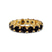 14kt Yellow Gold Elysia Round Black Lab Diamond Eternity Ring (5 Ct. Tw.)