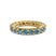 Meadow Round Crisscross Lab Diamond Eternity Ring