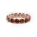 10kt Rose Gold Neveah Round Brown Lab Diamond Eternity Ring (7 Ct. Tw.)