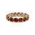 10kt Yellow Gold Neveah Round Brown Lab Diamond Eternity Ring (2 Ct. Tw.)