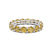 Platinum Neveah Round Lemon Yellow Lab Diamond Eternity Ring (5 Ct. Tw.)