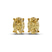 10kt Yellow Gold Four Prong Oval Sunlit Yellow Lab Diamond Stud Earrings (8 Ct. Tw.)