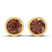 Classic Bezel Round Lab Diamond Stud Earrings