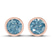 Classic Bezel Round Lab Diamond Stud Earrings