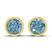 Classic Bezel Round Lab Diamond Stud Earrings