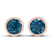 Classic Bezel Round Lab Diamond Stud Earrings