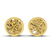 Classic Bezel Round Lab Diamond Stud Earrings