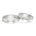 14ct White Gold Amour Couple Rings (1/8 Ct. Tw.)
