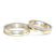 18ct Yellow Gold Amour Couple Rings (1/8 Ct. Tw.)
