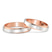9ct Rose Gold Infinite Love Couple Rings (1/50 Ct. Tw.)