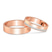 9ct Rose Gold Beau Couple Rings (1/10 Ct. Tw.)