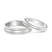 9ct White Gold Irreplaceable Love Couple Rings