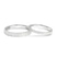 14kt White Gold Classic His & Her Couple Rings