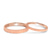 18kt Rose Gold Classic His & Her Couple Rings