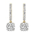 18kt Yellow Gold Anaisa Dangling Lab Diamond Earrings