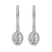 9ct White Gold Lyra Halo Lab Diamond Earrings