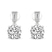 Platinum Sabela Dangling Lab Diamond Earrings