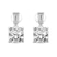 Platinum Sabela Dangling Lab Diamond Earrings