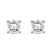 18kt Rose Gold Flora Four Prong Lab Diamond Stud Earrings
