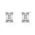 10kt Rose Gold Flora Four Prong Lab Diamond Stud Earrings